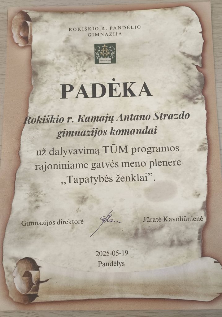 Šauni meno pamoka