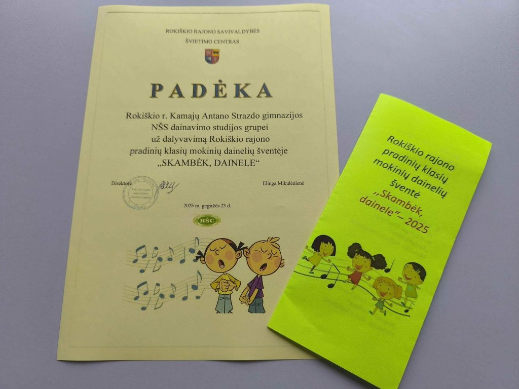 Dainelių šventė „Skambėk, dainele – 2025“