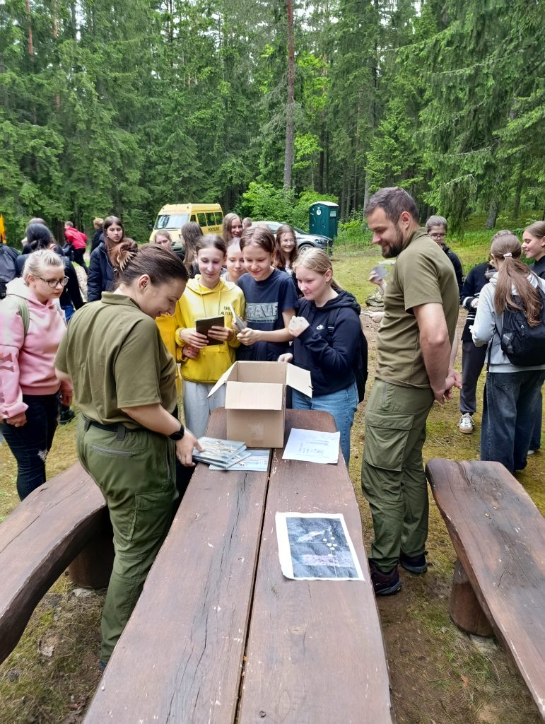 Interaktyvios pamokos miške