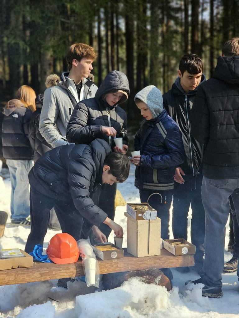 Sparnuočius pasitinkant