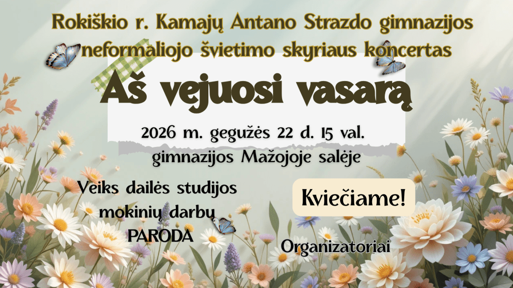 Kviečiame!