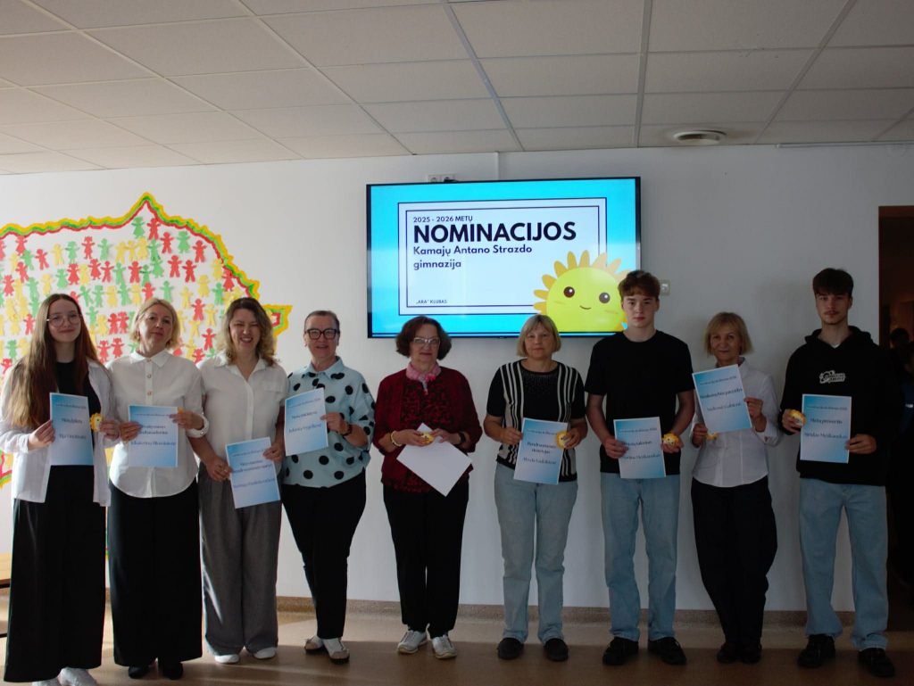 Nominacijos – 2026